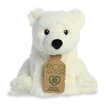 Eco Nation Recycled Filled Plush 24cm - Polar Bear - £29.12 GBP