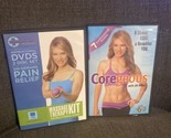 MASSAGE THERAPY KIT DVD INSTRUCTIONAL &amp; Coregeous Jill Miller DVD Lot Ve... - $37.62