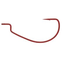 Gamakatsu Offset Extra Wide Gap Worm Hook-5 Per Pack (Red, 5/0) - £1.56 GBP