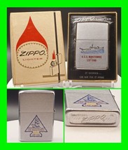 UNFIRED USS Manitowoc LST 1180 Double Sided Zippo Lighter w/ Box - Milit... - £195.55 GBP