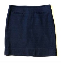 Talbots Textured Cotton Blend Navy Blue Skirt Size 16 - £11.91 GBP