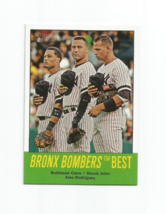 Derek JETER/ CANO/ Arod 2012 Topps Heritage Bronx Bombers Best Card #173 - £5.51 GBP