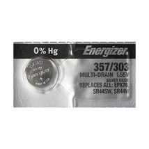 Energizer 357 / 303 SR44 AG13 Silver Oxide Watch Battery - £4.46 GBP