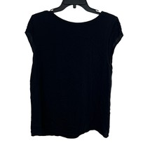 Wilfred Free Large Top Black Cap Sleeve Scoop Neck - £20.26 GBP