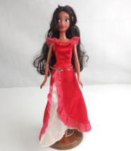 Disney Elena Of Avalor Princess Elena Wearing Red Casual Dress 11.5&quot; Doll - £15.49 GBP