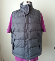 Kenneth Cole New York Men Size XL Puffer Down Vest Gray 25&quot;x32&quot;  NWT - £45.72 GBP