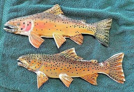 &quot; Cuthroat Trout&quot;, 2021 &quot;Buck and Hen Set&quot;, 15 1/2 inches, Great Pair! - £69.63 GBP