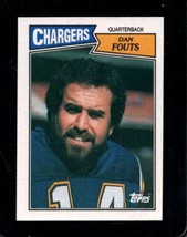 1987 Topps #340 Dan Fouts Exmt Chargers Hof *X109125 - £1.14 GBP