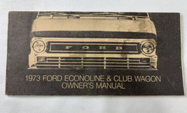 1973 Ford Econoline Club Wagon Owners Manual User Guide Operator Book Fuses - $9.90