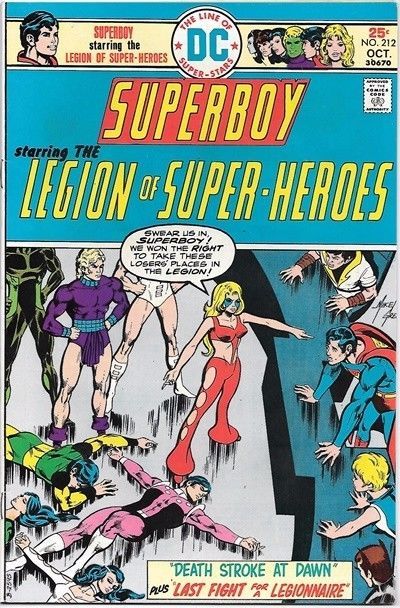 Primary image for Superboy Comic Book #212 DC Comics 1975 VERY FINE