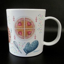 Dishique Mug Kitchen Baking Theme Sprinkles Vintage Plastic Coffee Cup - $24.72