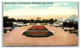 Washington Park Garden and Conservatory Chicago Illinois IL UNP DB Postc... - £2.29 GBP