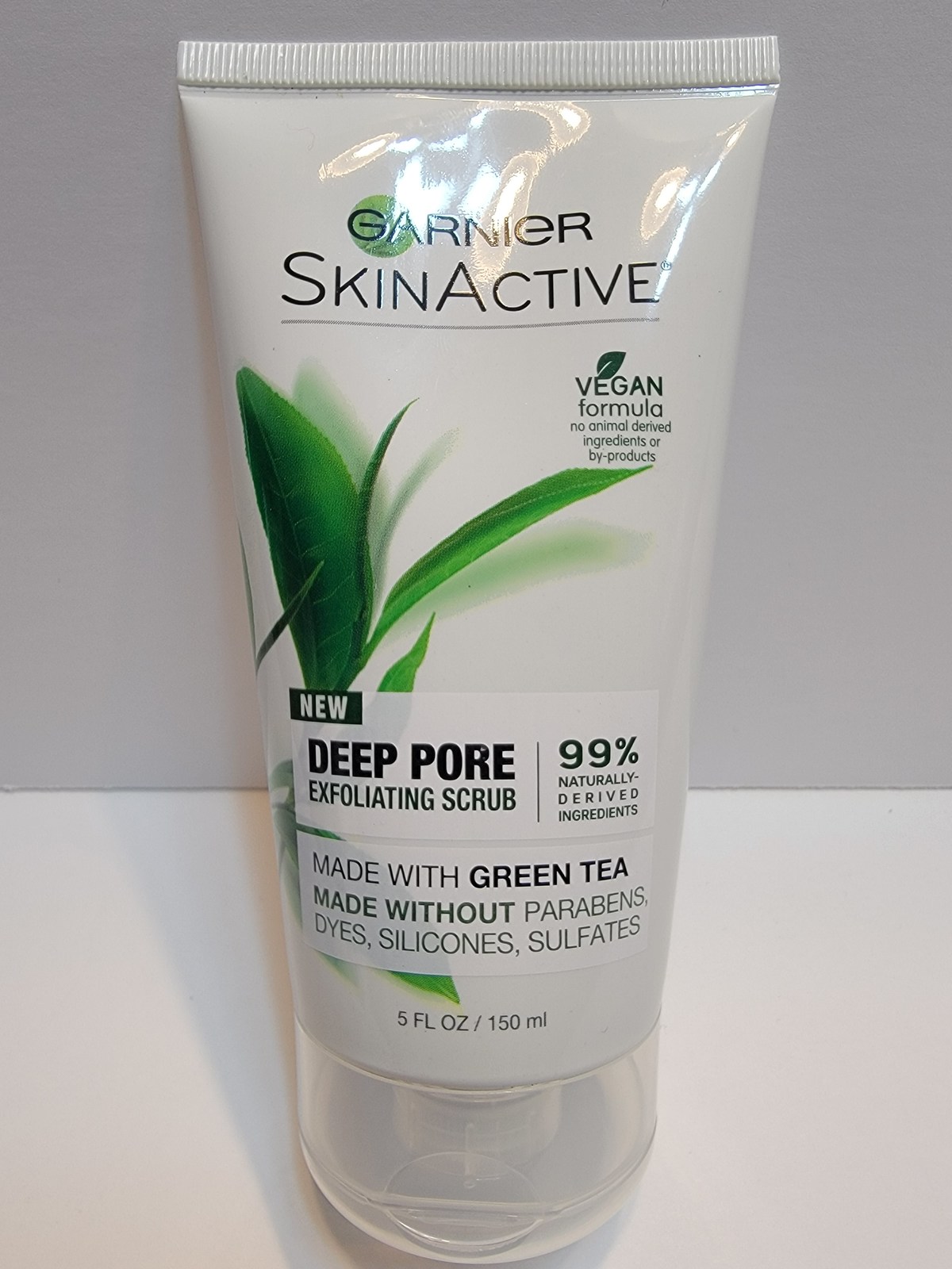 New Garnier Skinactive Deep Pore Exfoliating Facial Scrub With Green Tea 5 OZ  - £4.00 GBP