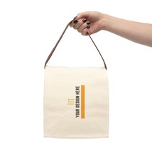 Custom Lunch Bag with Strap | Personalized Lunch Bag | Business Logo Lun... - £12.04 GBP