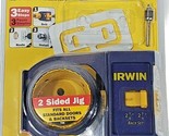 Irwin Door Lock Installation Kit (3111002) Bonus Router Bit Latch Plate ... - $23.75