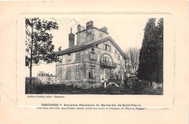 Essonnes ILE-de-FRANCE Ancienne Residence Bernardin De Saint Pierre Postcard - £8.86 GBP