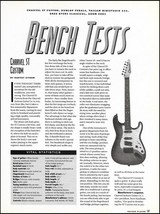 Charvel ST Custom guitar review 1990 sound check two-page article with specs - $4.01