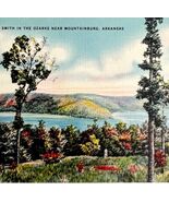 Ozarks Mountainburg Postcard Lake Fort Smith Arkansas 1943 PCBG11A - $27.86 CAD