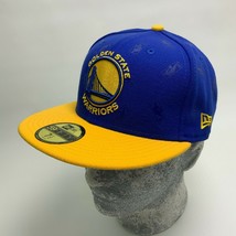 Men's New Era Cap Royal Blue | Yellow Golden State Warriors 59FIFTY NBA All Over - $69.00