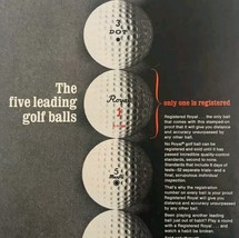 1965 UniRoyal Golf Ball United States Rubber Advertisement Sports Produc... - $460.20 MXN