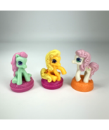 My Little Pony Ponyville Figures McDonald’s 2007 Lot Of 3  2.5” Tall - $187.20 MXN