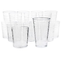 Gibson Home 16 Piece Swirl Clear Assorted Glassware Set - $68.73