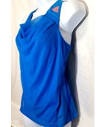 Adidas Adizero Neon Blue Mesh Design Athletic Tank Top Size Small - €12,82 EUR