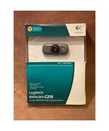 Logitech C210, 1.3MP Webcam- 960-000617, NEW, SEALED, (Damaged Box) - $20.37 CAD