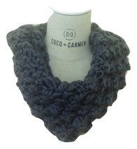 Coco + Carmen Denali Textured Infinity Gray Scarf #1520204A - £11.47 GBP