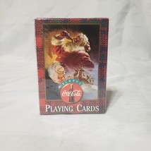 Coca Cola Playing Cards Deck BRAND NEW &amp; SEALED! Holiday 1997 Christmas Santa - £3.98 GBP