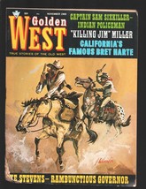 Golden West 9/1969-Maverick-James Cullendale Pony Express cover-Bret Harte-Be... - £42.26 GBP