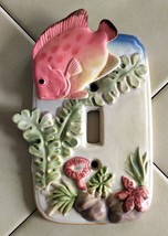 TAKAHASHI Tropical Fish Porcelain Light Switch Plate Cover (Japan) - $24.40