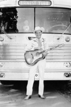 Ernest Tubb 24x36 Inch Poster With Guitar Stetson In Front Of Tour Bus - $29.99