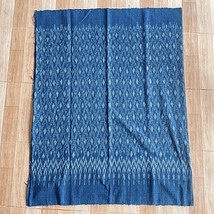 Indigo dyed fabric 4 takos hand-made fabric sheet  light and cool good for makin - $115.00