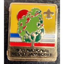 1973 National Scout Jamboree Neckerchief tack on tie emblem - BSA - £5.88 GBP