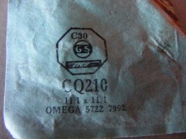 Vintage Omega Crystal 5722  7992  11.1 x 11.1 NOS - $551.17 MXN