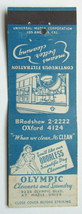 Olympic Cleaners Laundry - Beverly Hills, California 20 Strike Matchbook Cover - £1.57 GBP