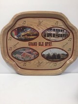 VTG Grand Ole Opry Tin Serving Tray Dish Nashville TN  16&quot;x13&quot;  - £14.58 GBP