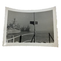1962 USS Destroyer Harris DE # 447 docked Navy Ships original photo - €7,33 EUR
