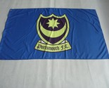 Portsmouth Football Club Flag 3x5ft Polyester Banner  - £12.57 GBP