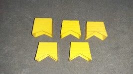 Lincoln Logs Lot of 5 Yellow Chimneys - $15.00