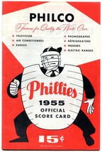 Philadelphia Phillies v Pittsburgh Baseball Game Program-scored-Rogovin 1955 - £24.70 GBP