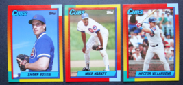 1990 Topps Tiffany Traded Chicago Cubs Team Set of 3 Baseball Cards - £1.95 GBP