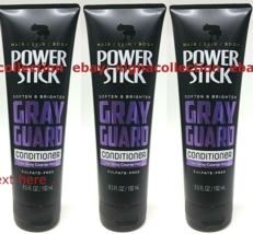 ( LOT 3 ) Gray Guard  Conditioner Gray Coarse Hair 6.5 oz Each - £22.15 GBP