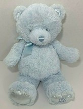 Baby Gund MY FIRST TEDDY 14&quot;  plush blue bear stuffed animal toy 4043976 - $11.13