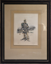 Bugler of Chasseurs Corps by Ed Detaille 19th Century Facsimile Color Li... - £159.87 GBP