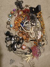 Large Mixed Vintage Costume Jewelry Lot with Jewelry Box - $200.00