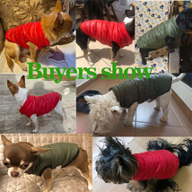 Warm Pet Dog Vest Jacket Autumn Winter Dog Clothes French Bulldog Chihua... - £8.98 GBP+