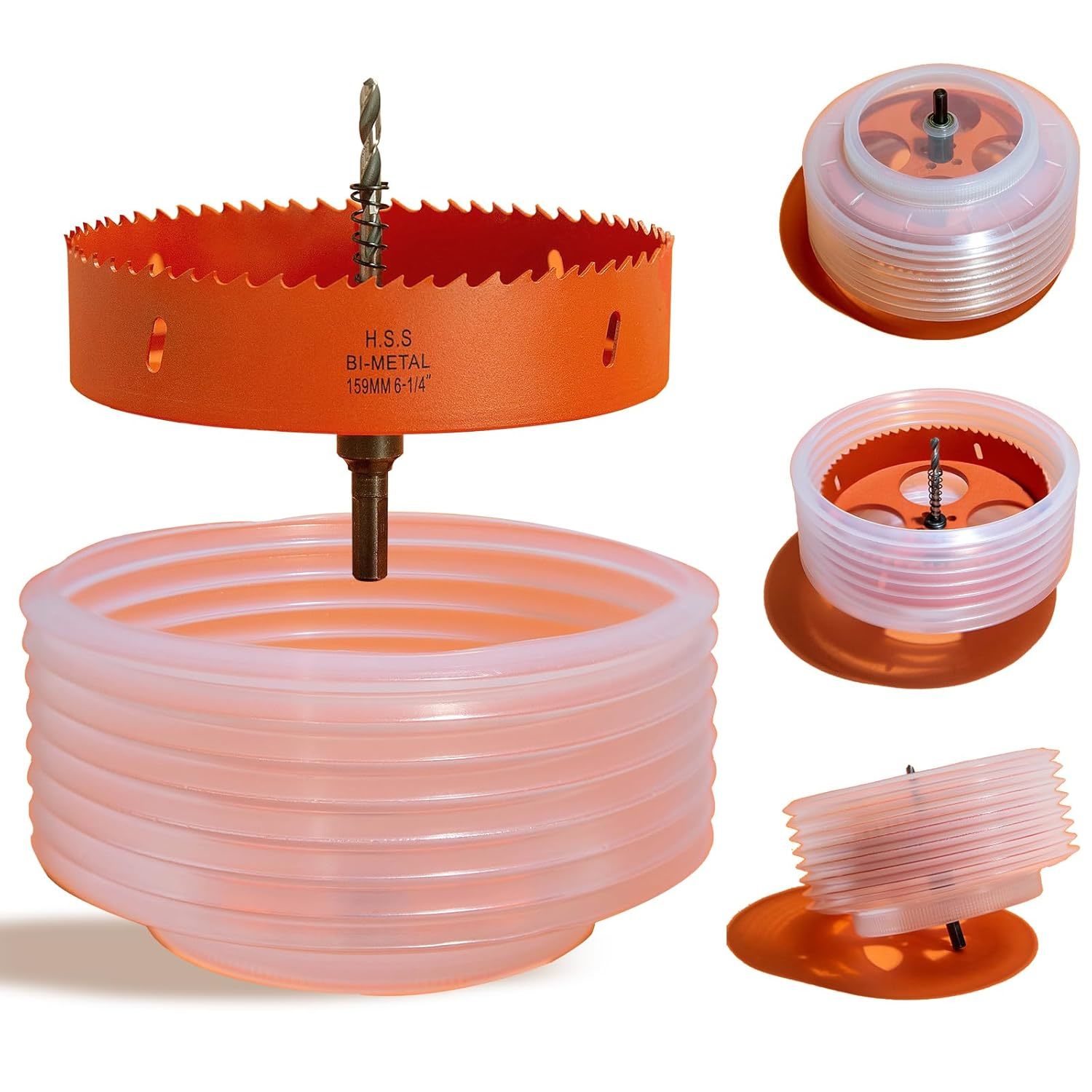 6.25 Hole Saw For Recessed Lights Can Lights, 6-1/4 Hole Saw Dust Bowl For - $35.92