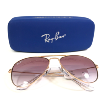 Ray-Ban Kids Sunglasses RJ9506S 291/8H Rose Gold Aviators with Purple Le... - $69.29